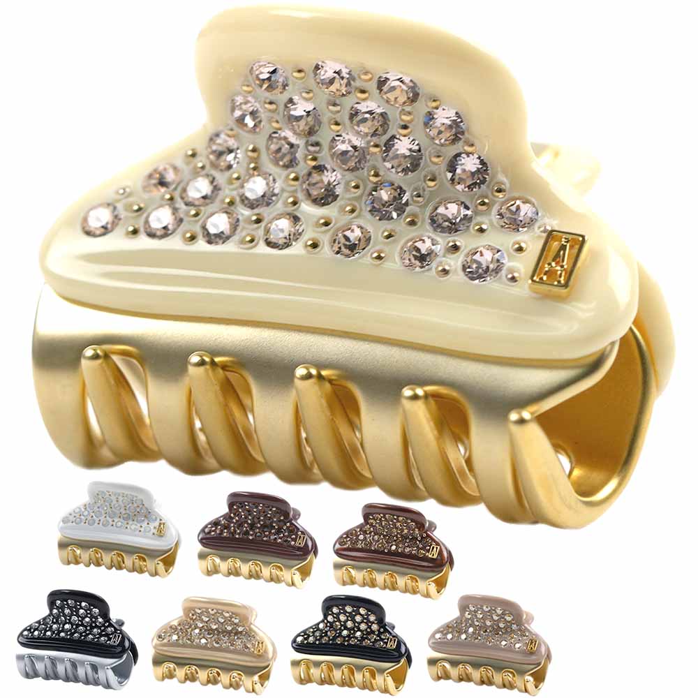 アレクサンドルドゥパリ 髪留め ヘアアクセサリー ヘアクリップ 小さめ ミニヘアクリップ フランス製 ヴァンドームクリップ ALEXANDRE DE PARIS...