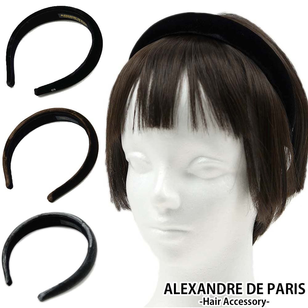 アレクサンドル　ドゥ　パリ（カチューシャ） アレクサンドルドゥパリ ALEXANDRE DE PARIS カチューシャ ヘアバンド ヘアアクセサリー ヘッドバンド 髪飾り 手作り フランス製 THB-17405-25