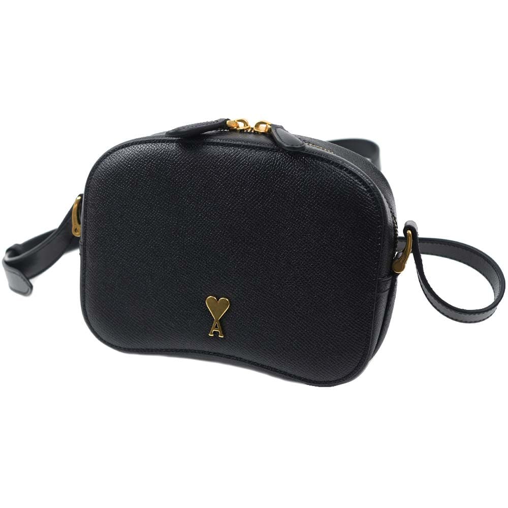 楽天アクセサリーギフトのTYSアミ ショルダーバッグ レディース 斜め掛け 肩掛け ブラック NOIR Ami BLACK/VIBRATED ULL162.AL0036 0015 ULL162-AL0036-0015