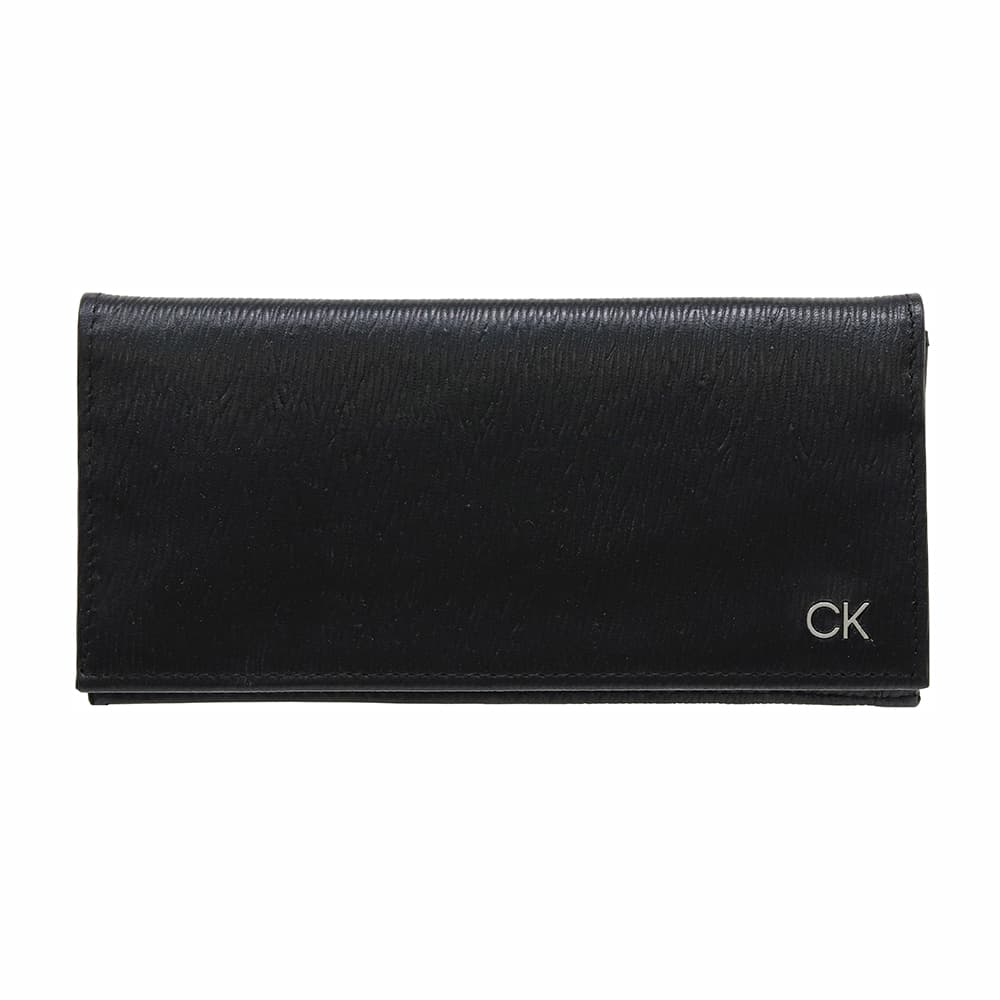 カルバン・クライン 長財布 メンズ カルバンクライン 長財布 レザー ブラック CK Calvin Klein Secretary Leather 31CK190003