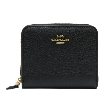 コーチ 財布 COACH レディース ラウンドファスナー 小銭入れ付 ブラック 1579-B4BK 1579 B4/BK