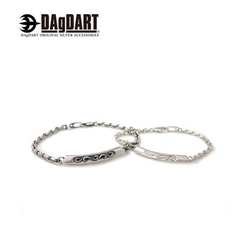 ダグダート DAgDART [Prece] シルバーチェーン ペアブレスレット DB-131-132 【ペアアクセサリー/シルバー925/革/皮/クリスマス/プレゼント/ギフト/記念日/誕生日】
