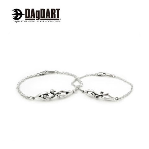 ダグダート DAgDART あわせるとハートになる!ペアブレスレット シルバー DB-150-151 【ペアアクセサリー/シルバー925/クリスマス/プレゼント...