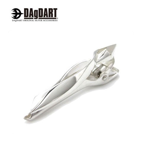 ダグダート DAgDART [Glass] リボンモチーフ シンプルデザイン シルバーネクタイピン DK-038 【アクセサリー/シルバー925/男性用/メンズ/クリスマス/プレゼント/ギフト/記念日/誕生日】