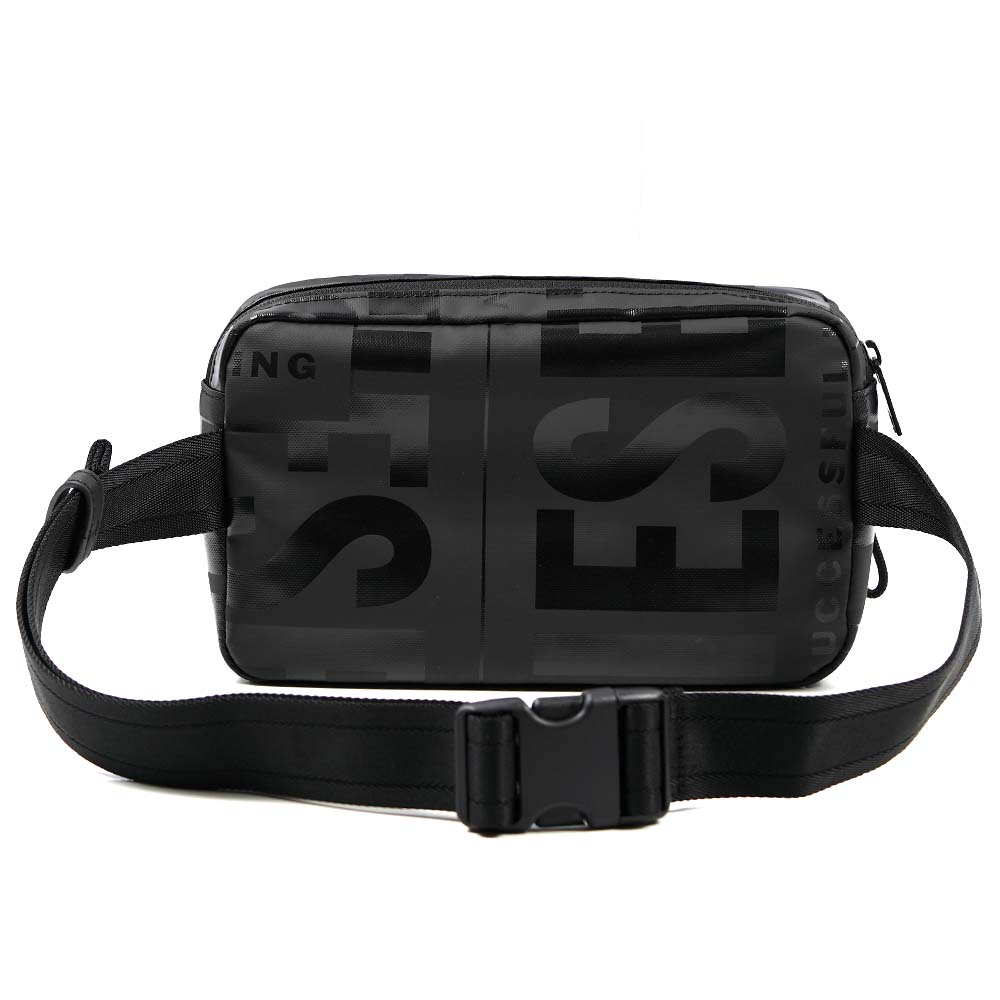 ディーゼル DIESEL ショルダーバッグ ボディバッグ ウエストバッグ ベルトバッグ ロゴ X-BOLD BELTBAG Black X07794 P3893 T8013