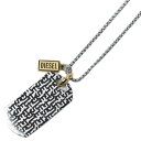 ディーゼル ネックレス ペンダント メンズ シルバー ゴールド ステンレススチール DIESEL DX1431931|詳細画像