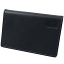 ディーゼル カードケース メンズ レディース ブラック イエロー レザー スリム 薄型 カード入れ DIESEL BI-FOLD CARD HOLDER COW LEATHER X09671 PR227 H3350 X09671-PR227-H3350