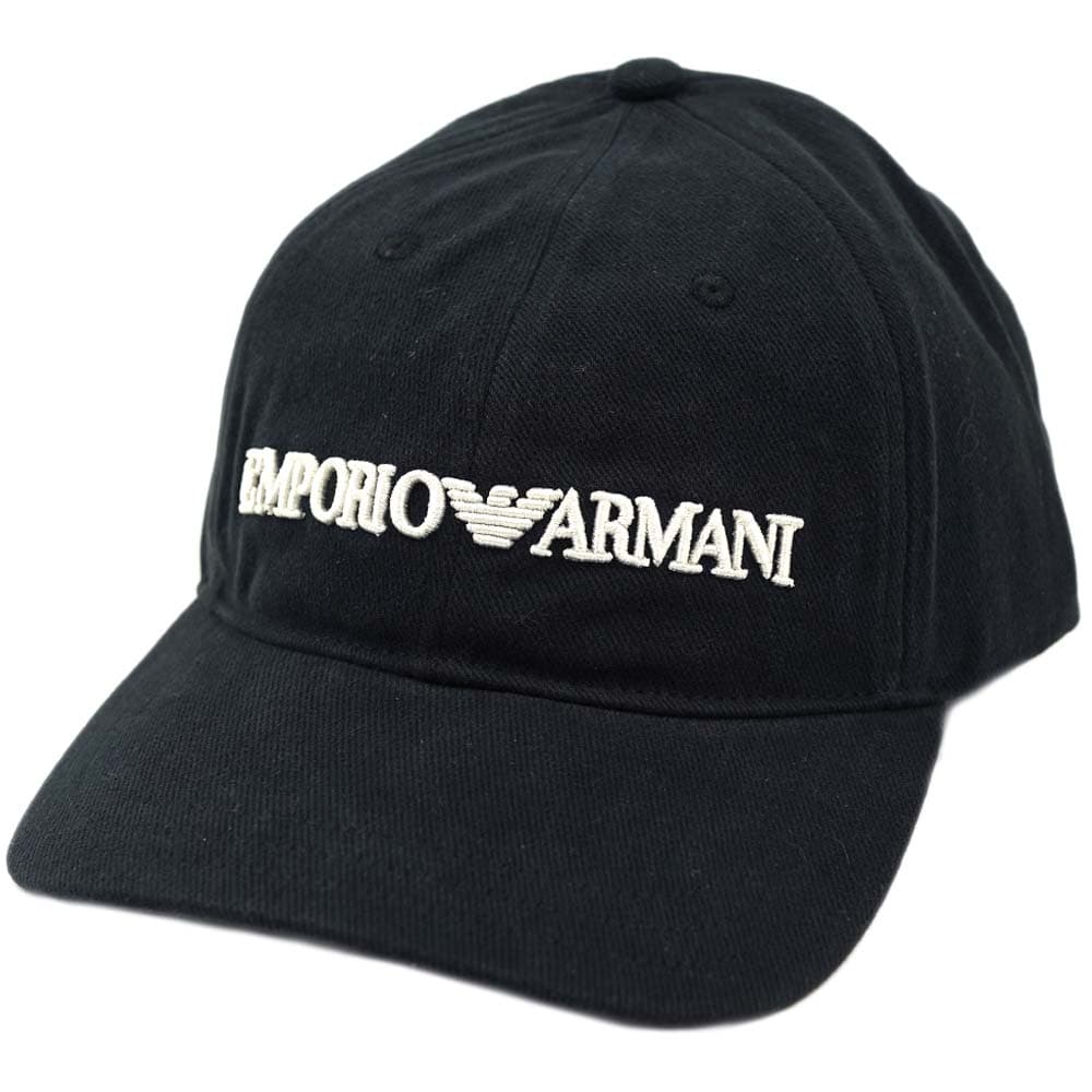 エンポリオアルマーニ EMPORIO ARMANI キャップ 帽子 ベースボールキャップ ブラック 627901 CC994 00020