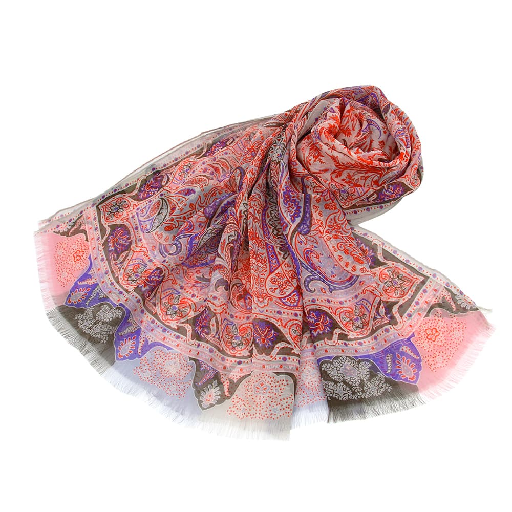 Gg ETRO XJ[t VN }`J[ Scarf Multi Silk 10007 5615 990