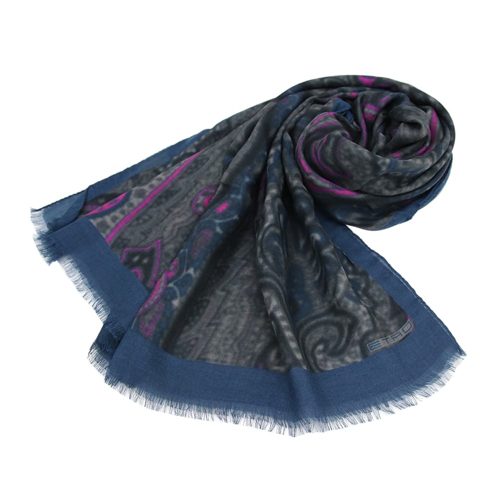 Gg ETRO XJ[t _[ JV~A }`J[ Scarf Multi Modal/Cashmere 11777 4055 001