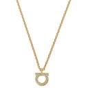 T@g[ tFK y_g lbNX Salvatore Ferragamo fB[X K`[j NX^ pF S[h ANZT[ GANCINI CRYSTAL PENDANT NECKLACE 696654-760131-001