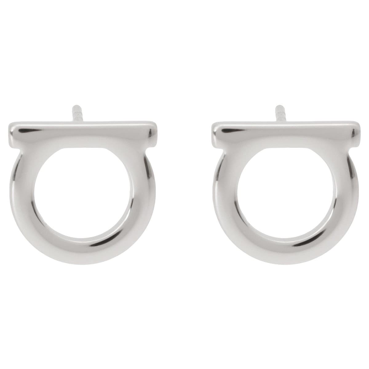 サルヴァトーレ フェラガモ ピアス Salvatore Ferragamo レディース 696430 760119 002 ガンチーニ スタッド シルバー アクセサリー GANCINI EARRING 696430-760119-002