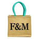 フォートナムアンドメイソン F M エコバッグ ジュートバッグ Fortnum Mason Jude Fortnum 039 s Bag For Life（Small） Beige/Blue 2150464