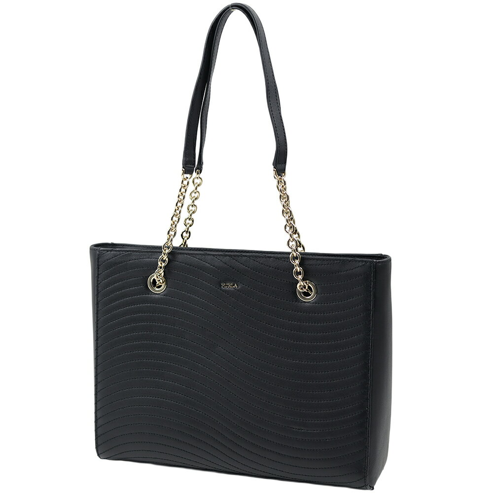 [訳ありアウトレット] フルラ バッグ FURLA レディース トートバッグ ブラック レザー FURLA SWING S TOTE W/CHAIN NAPPA TRAPUNTATA NERO BZN4FUI 2Q0000 O6000 1049161
