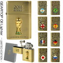 GEAR TOP ギアトップ オイルライター FIFA WORLD CUP RUSSIA 2018 ワールドカップ ロシア トロフィー フラッグ エンブレム 限定 日本製 2018WC-LTD