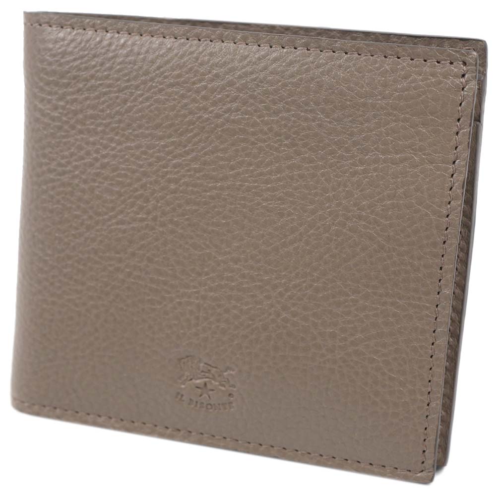 イルビゾンテ 財布 二つ折り財布 メンズ レザー グレージュ系 COWHIDE LEATHER TORTORA IL BISONTE SBW069-PV0001-GY107N