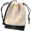 ケイトスペード ショルダーバッグ レディース ポシェット スマホバッグ KATE SPADE EVA FAUX SHEARLING NATURAL KE094 250