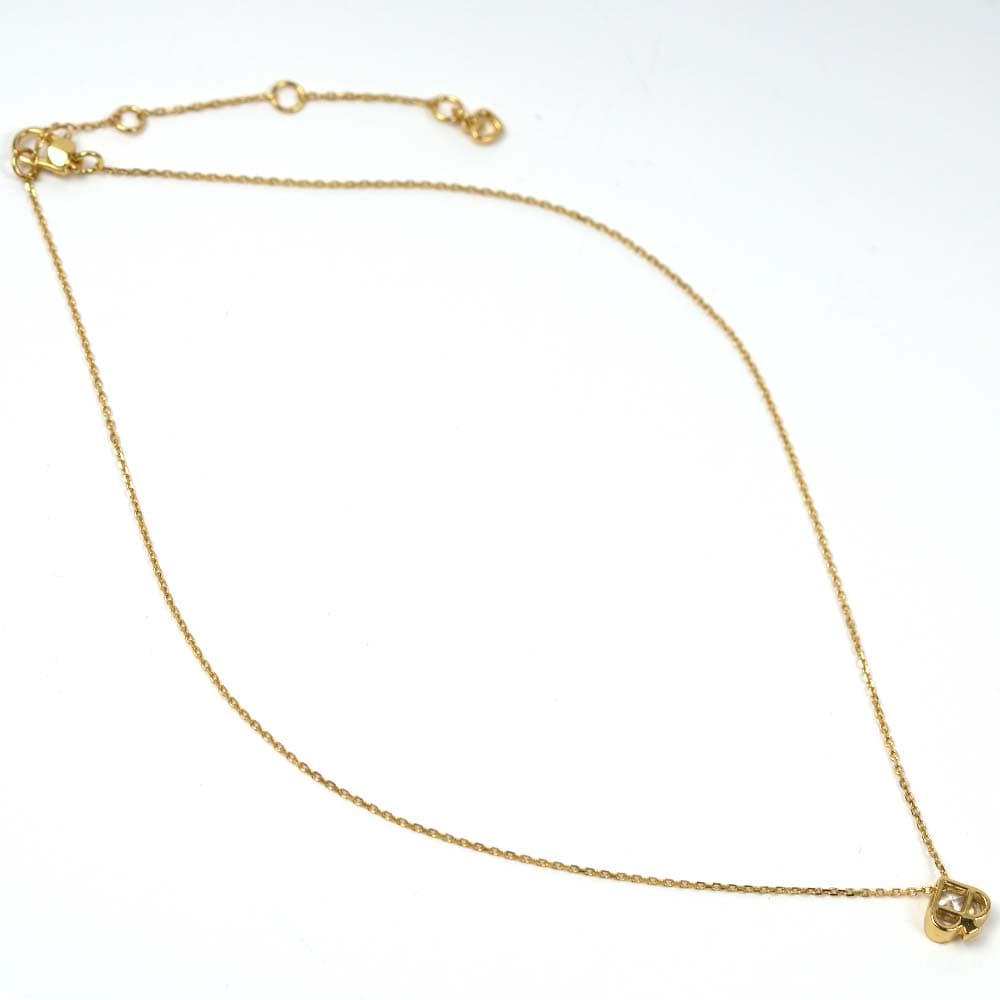 ケイトスペード ネックレス レディース ミニペンダント アクセサリー ソー スペード キュービックジルコニア クリア ゴールド KATE SPADE KJ661-250の商品画像 3