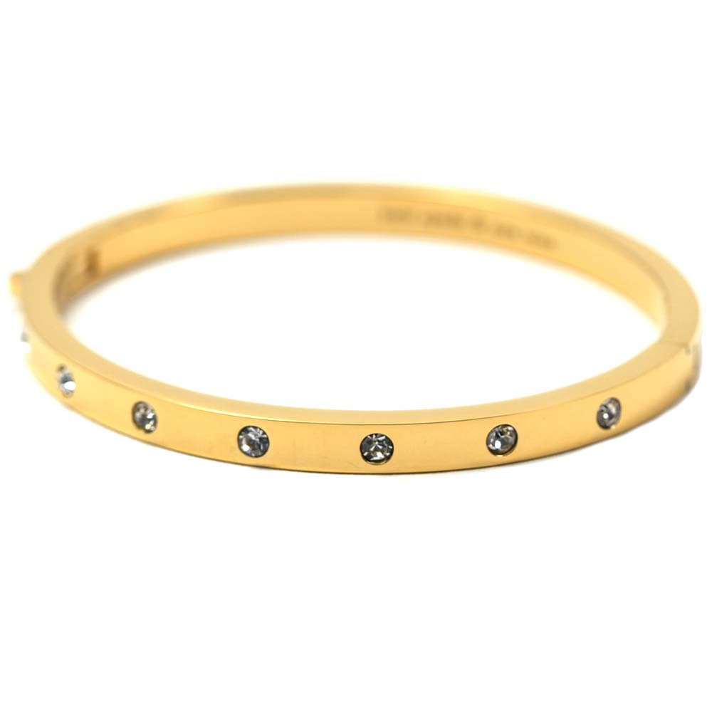 ケイトスペード バングル ブレスレット アクセサリー レディース クリア ゴールド Kate Spade WBRUB744-921