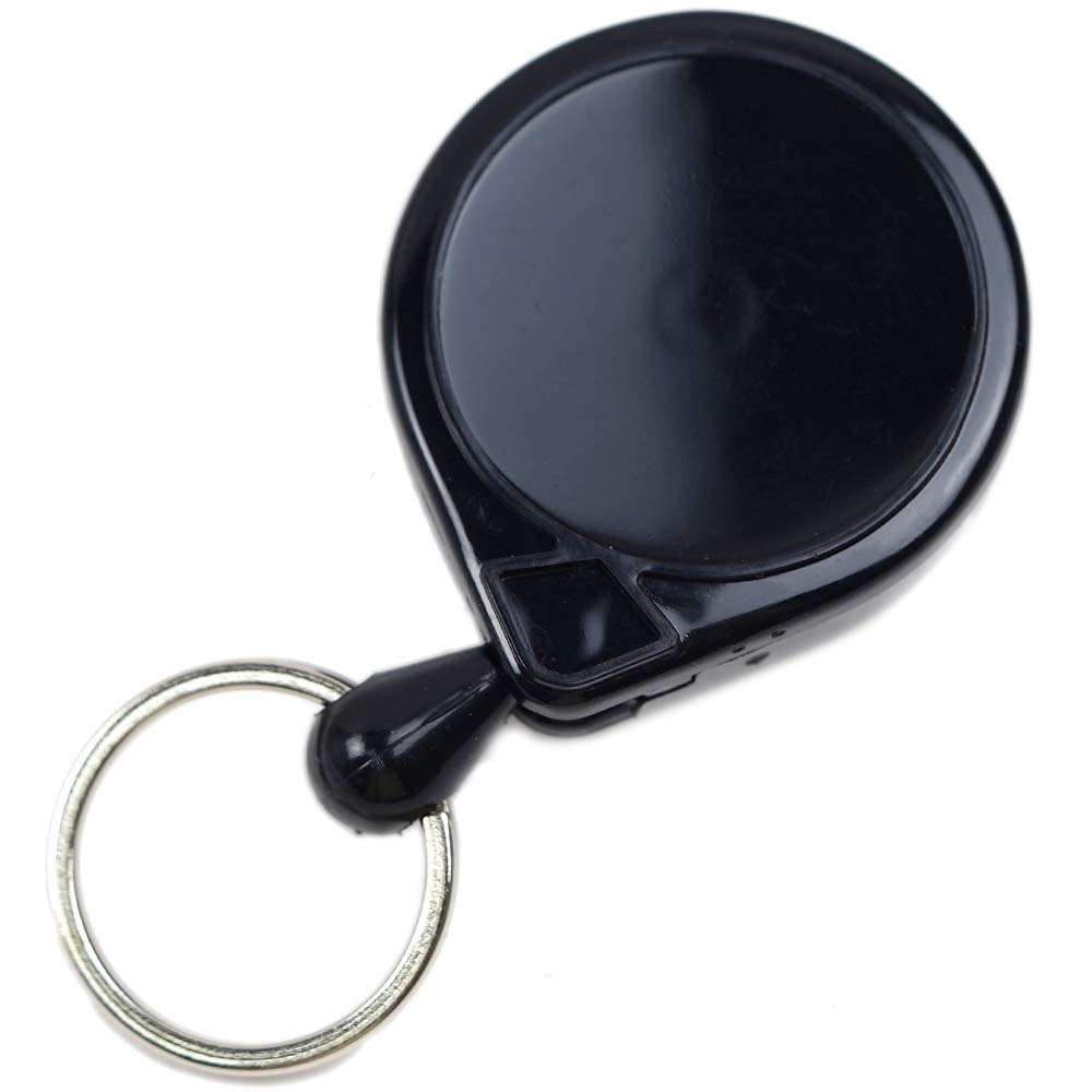 キーバック キーリール キーホルダー KEY-BAK ミニバック キーリング ナイロン90cm ブラック 0050-005