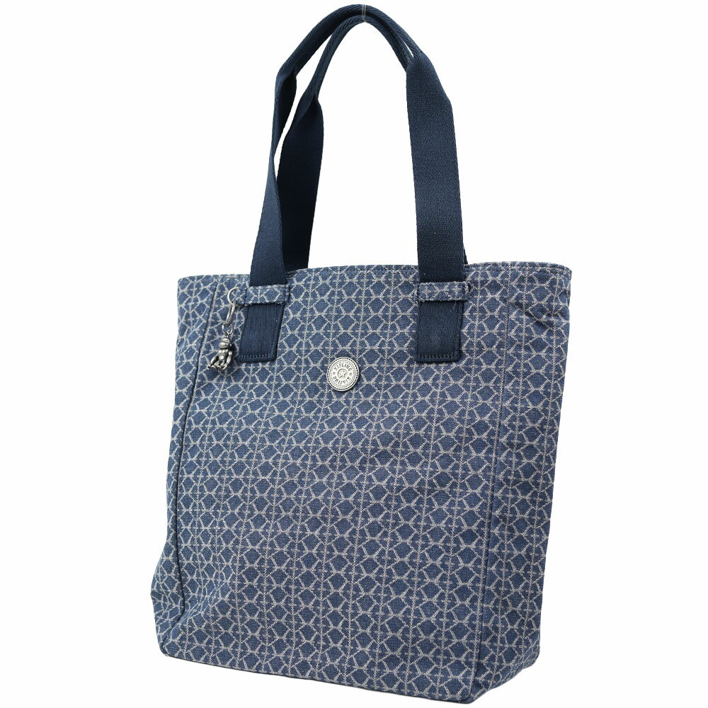 樂天商城 - キプリング バッグ トートバッグ ナイロン デニム柄 ネイビー レディース Kipling JOWNS Signature Denim KI3283-7PF