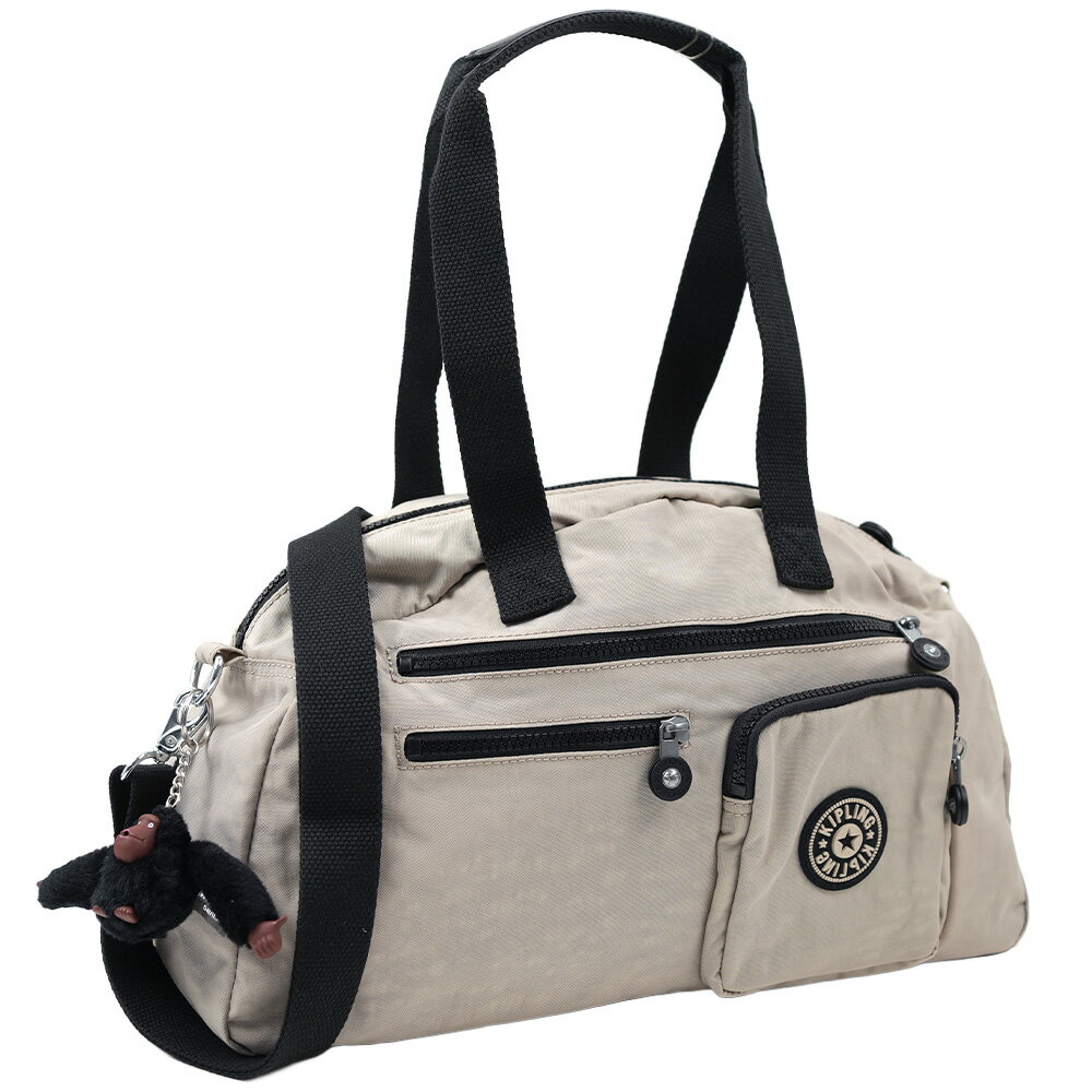 [お値下げ]　Kipling 2way ボストンバッグ 　メタリックな黒 楽天市場】キプリング ショルダーバッグ 2way ボストンの通販
