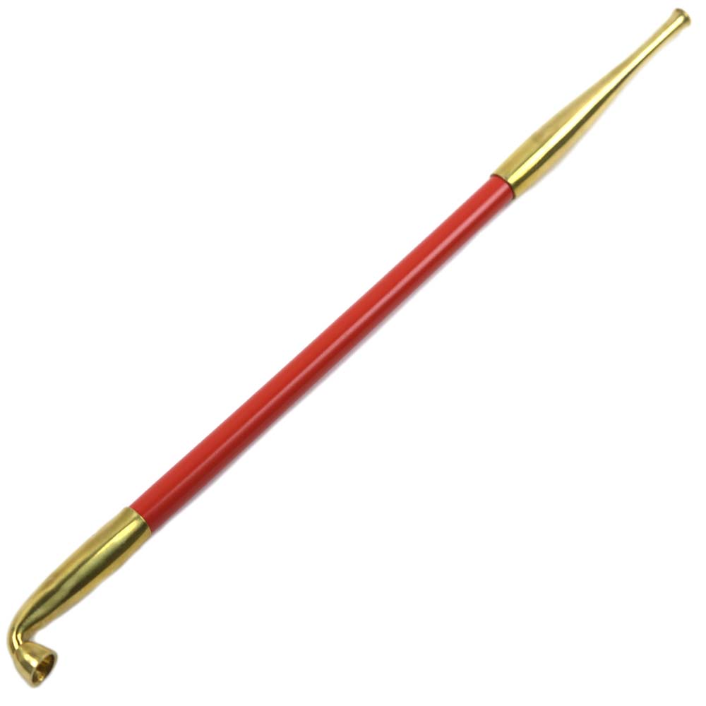 煙管 キセル #50955 花魁煙管 おいらんきせる 朱塗り 長尺 柘製作所 喫煙具 約27cm