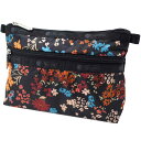 X|[gTbN σ|[` RX|[` CN|[` LeSportsac COSMETIC CLUTCH FLORAL SPICE 7105 E716