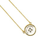 マークジェイコブス ネックレス ペンダント レディース アクセサリー ボタン エナメル ゴールド クリーム MARC JACOBS GOLD/CREAM 2R4JNC001J38-109