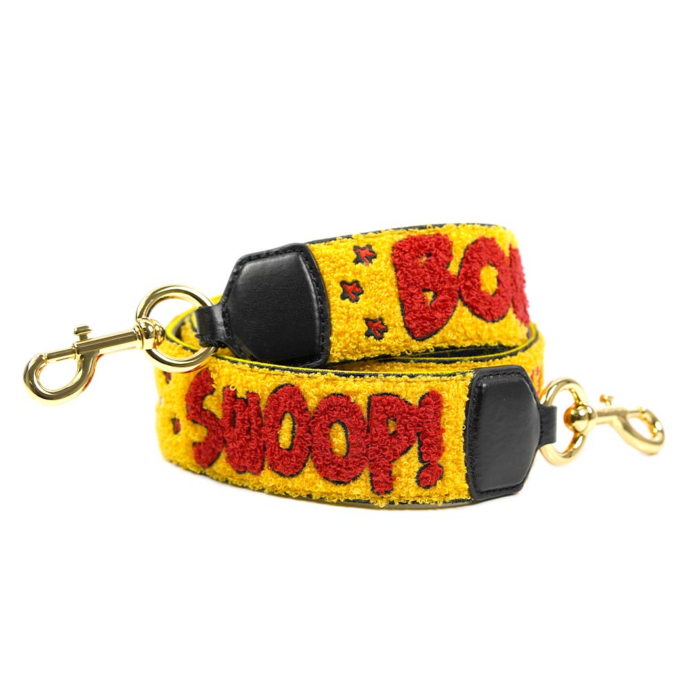 楽天アクセサリーギフトのTYSマークジェイコブス ストラップ ショルダーバッグ用 ベルト MARC JACOBS Chenille Comic Strap Peanuts コラボレーション M0015152 270