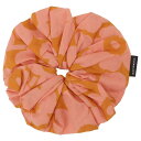 マリメッコ シュシュ ヘアゴム marimekko レディース 091001 830 ウニッコ柄 ベージュ×ピーチ ヘアアクセサリー Ruusunkukka U...