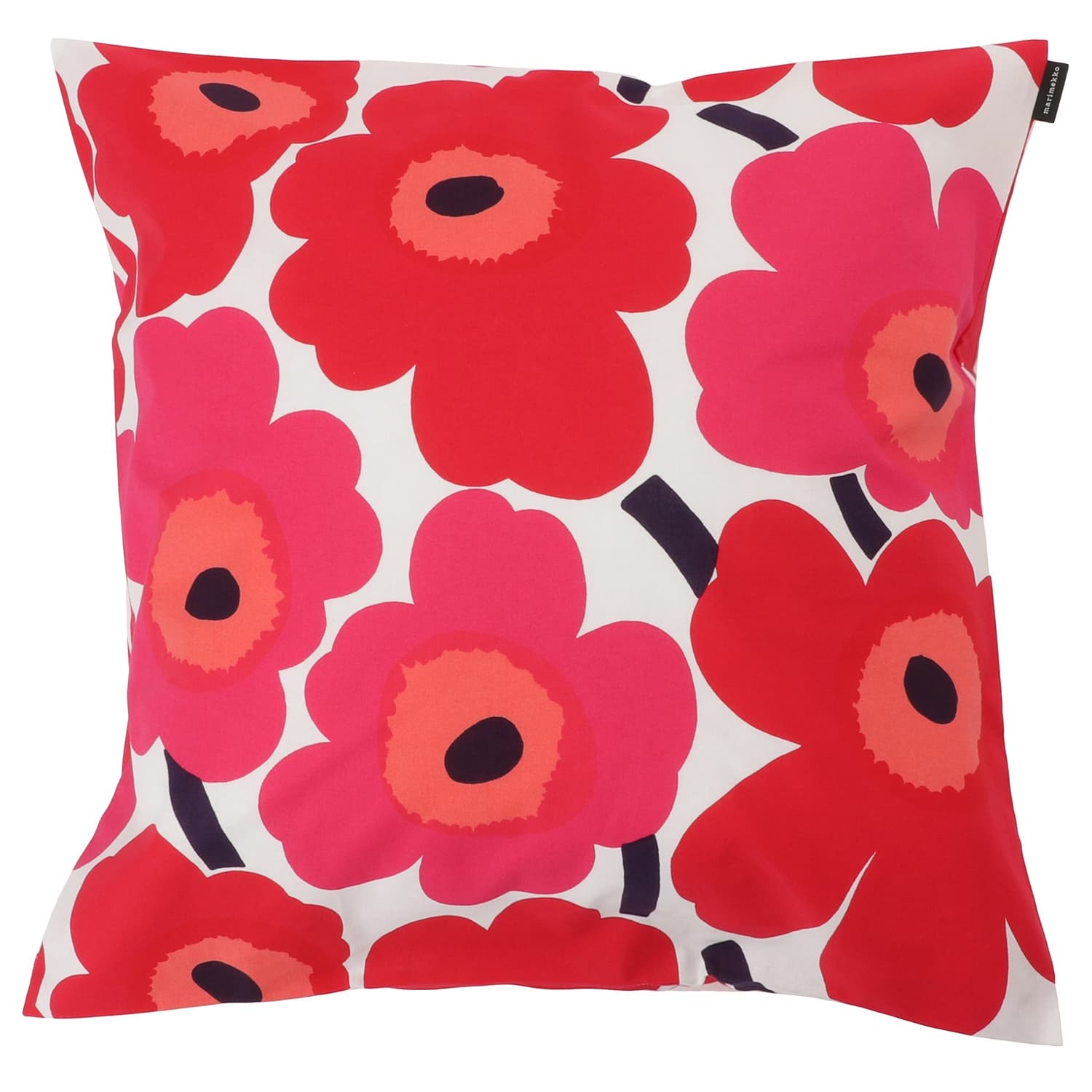 マリメッコ クッションカバー marimekko レディース ユニセックス 064163 001 ウニッコ柄 50×50cm ホワイト×レッド PIENI UNIKKO CUSHION COVER 064163-001