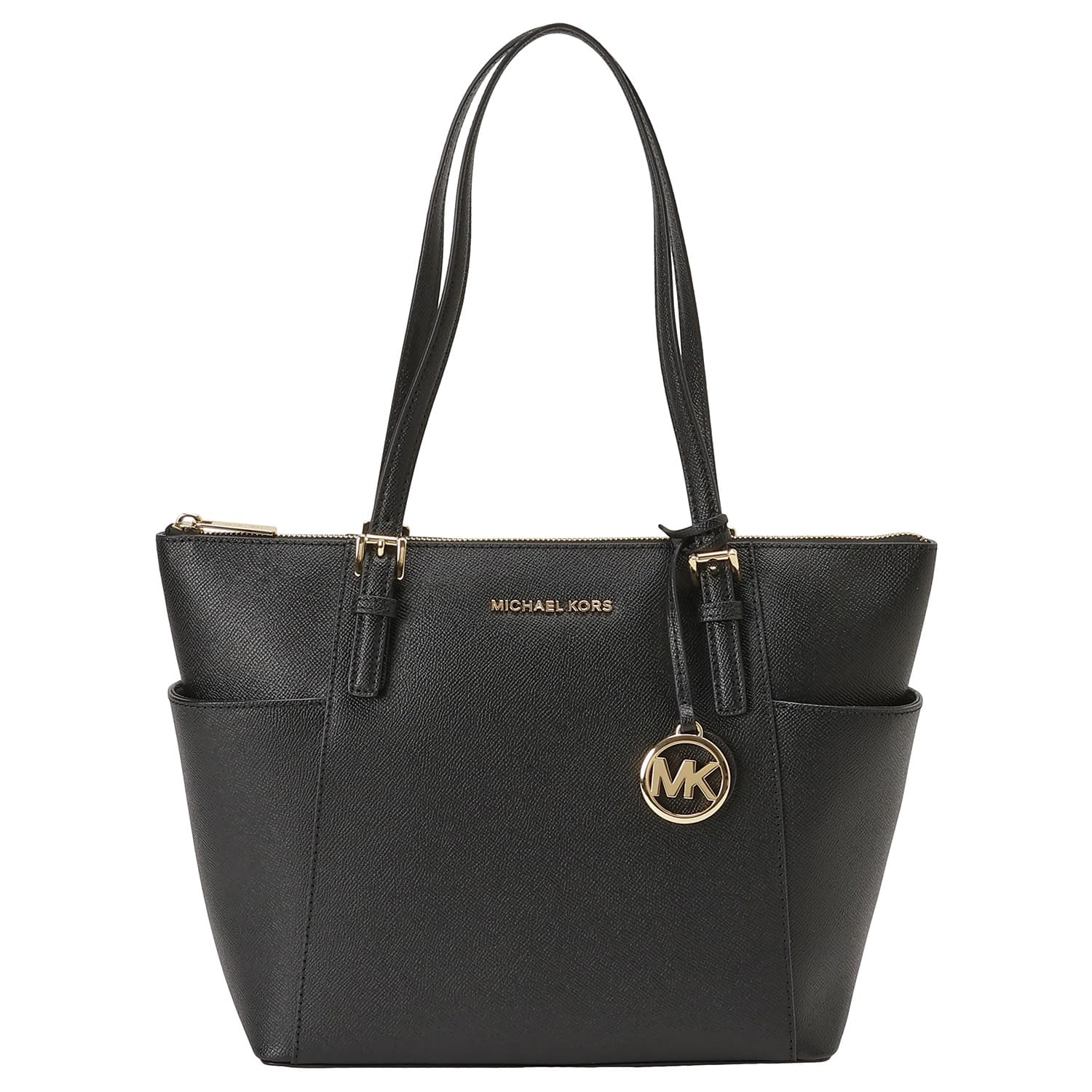 マイケルコース トートバッグ マイケルコース バッグ MICHAEL KORS レディース 30F2GTTT8L 001 BLACK MKロゴチャーム付 トートバッグ ショルダーバッグ ブラック JET SET ITEM EW TZ TOTE 30F2GTTT8L-001-BLACK