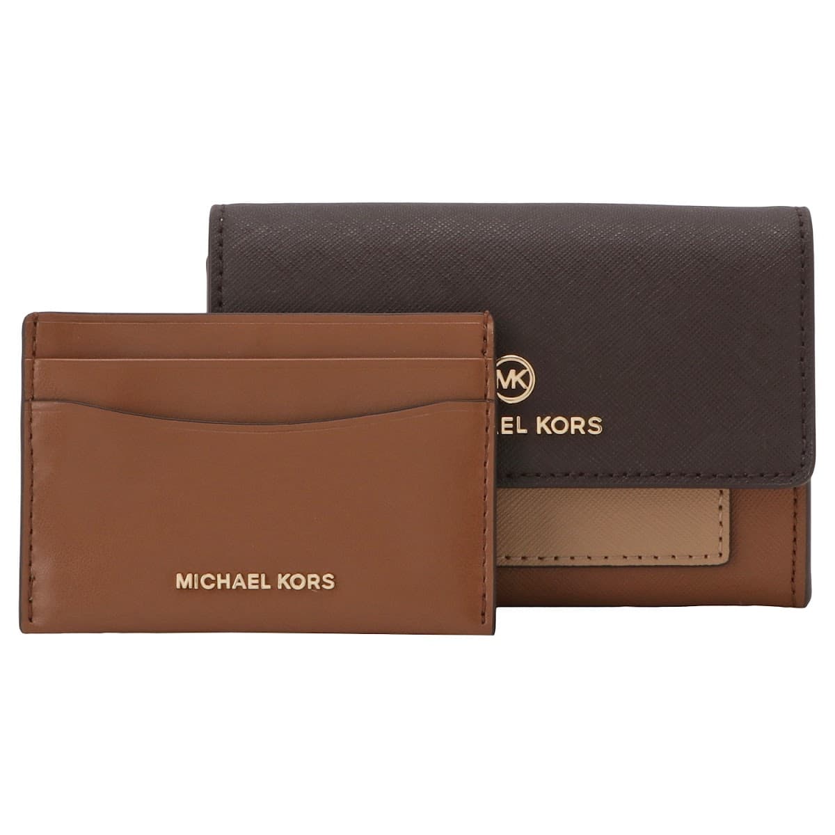 マイケル・コース 革小銭入れ レディース マイケルコース 財布 MICHAEL KORS レディース LUGG MULTI カラーブロック コインケース カードケース ブラウンマルチ ミニ財布 JET SET CHARM 34H1GT9D6L-299