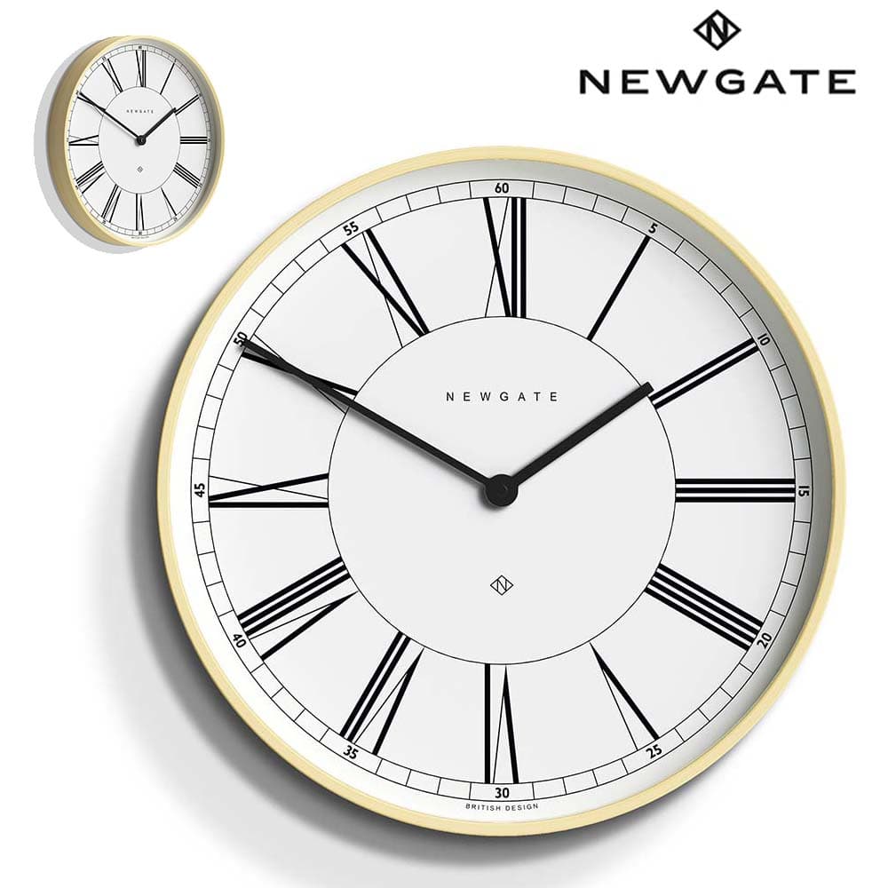ニューゲート 壁掛け時計 ミスターアーキテクトウォールクロック Newgate Mr Architect Wall Clock ホワイト MRA445PLY40 国内正規品