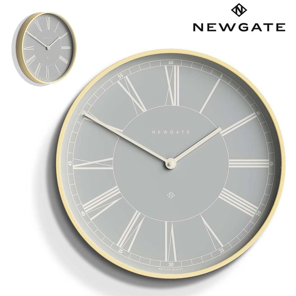 ニューゲート 壁掛け時計 ミスターアーキテクトウォールクロック Newgate Mr Architect Wall Clock グレー MRA535PLY40 国内正規品