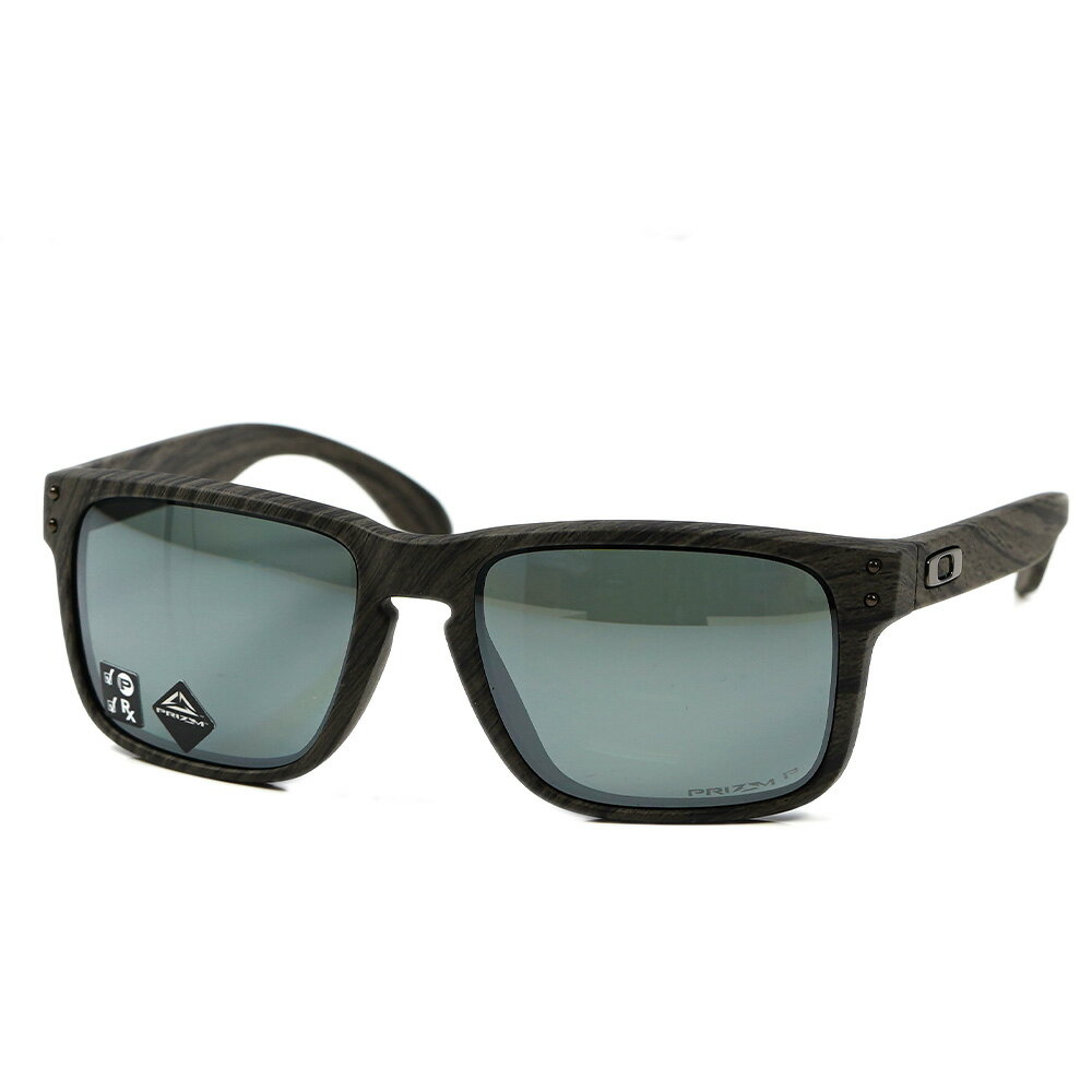 オークリー サングラス ホルブルック 偏光レンズ アジアンフィット WOOD GRAIN PRIZM BLACK POLARIZED OAKLEY 0OO9244 4556 サイズ56 OO9244-45-56