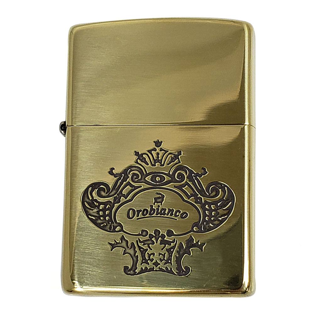 オロビアンコ ジッポ オロビアンコ Orobianco × ZIPPO ライター ジッポー 片面エッチング BSいぶし加工 日本製 正規品 喫煙具 アウトドア シルバー ORZ-002-BS