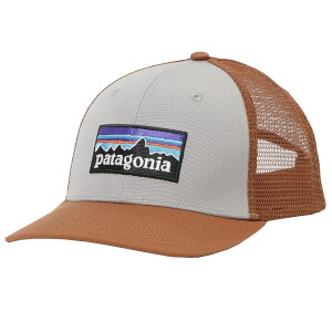 パタゴニア 帽子 キャップ PATAGONIA メンズ ユニセックス P-6ロゴ トラッカー ハット グレー メッシュ ベースボールキャップ 38289-DFTG