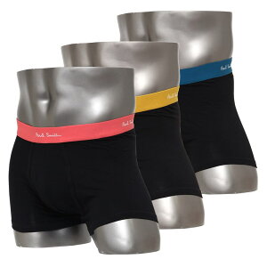 ݡ륹ߥ ܥѥ 3祻å Ĥ Paul Smith Men's Trunk 3pack 3 M1A 914C J3PK21 79 Black Cotton/Spandex S/M/L