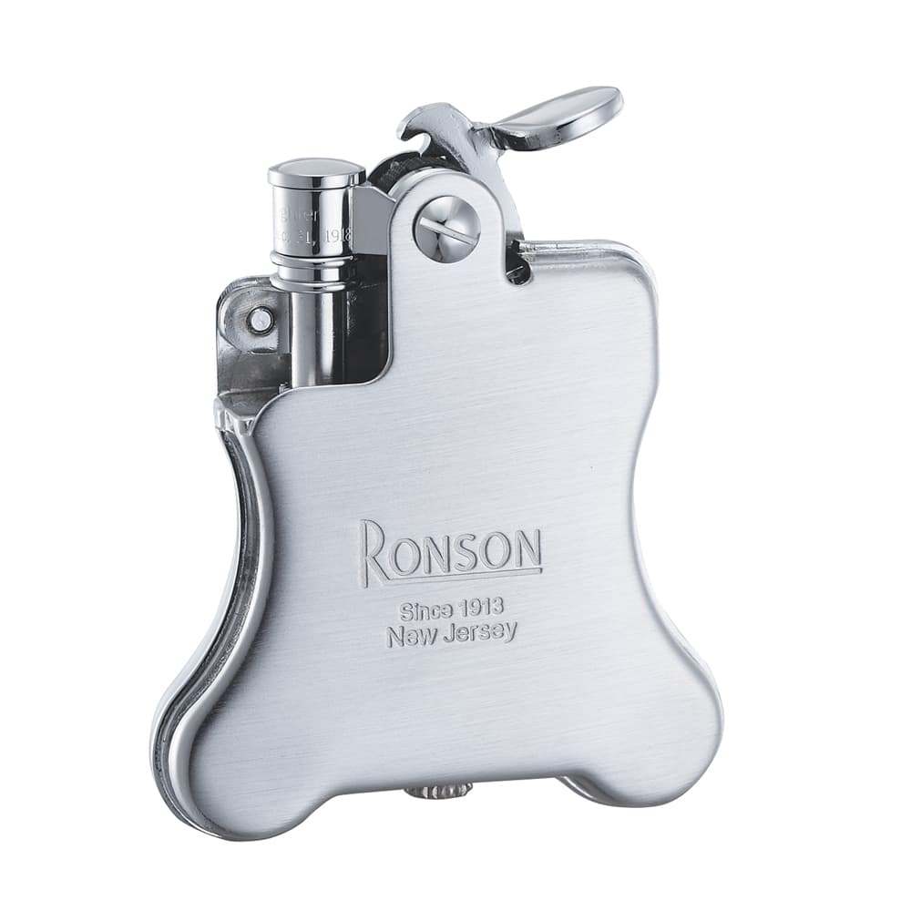 ロンソン ライター RONSON Banjo バンジョー オイルライター R01-1025(R01-1030) クロームサテン シルバー