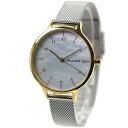 スカーゲン 腕時計 レディース アニータ ステンレス メッシュベルト ゴールド×シルバー SKAGEN ANITA SKW2702(2)