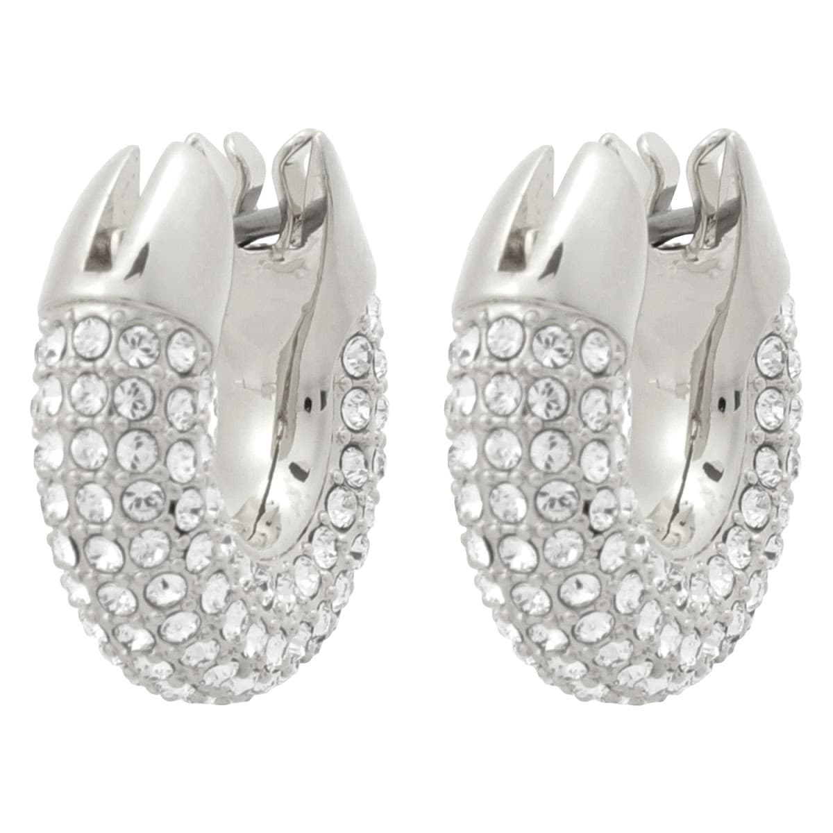 [訳ありアウトレット] スワロフスキー ピアス SWAROVSKI レディース デクステラ クリスタル パヴェ フープ シルバー アクセサリー Dextera 5618306