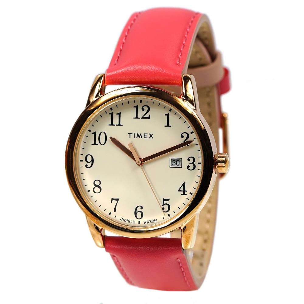 タイメックス 腕時計（メンズ） タイメックス 腕時計 メンズ レディース TIMEX イージーリーダー EASY READER レザーベルト 日付カレンダー TW2R62500