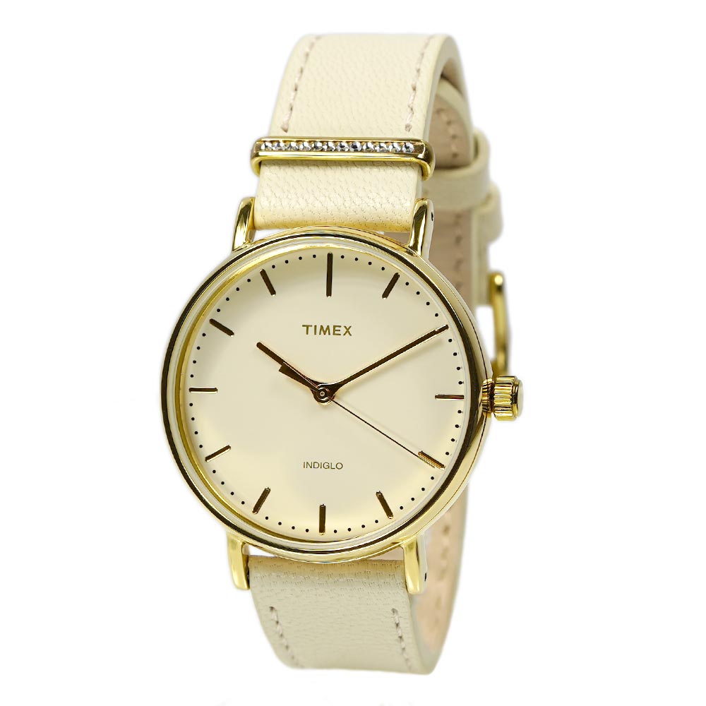 タイメックス 腕時計 レディース TIMEX フェアフィールド クリスタル Fairfield TW2R70500