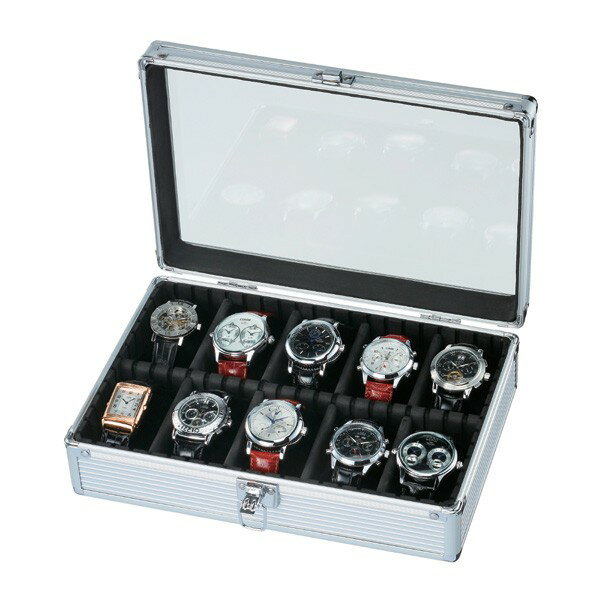 腕時計ケース ウォッチケース コレクションケース 10本収納アルミケース