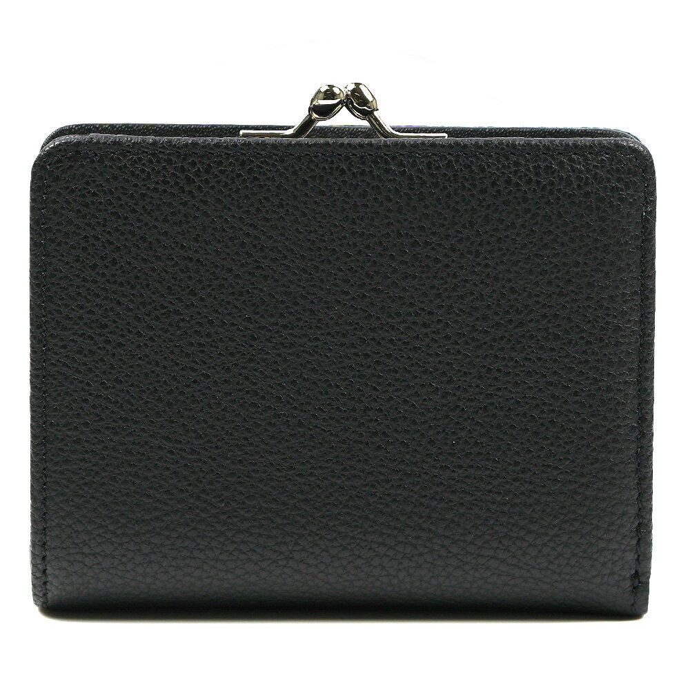 ヴィヴィアンウエストウッド 財布 Vivienne Westwood BLACK がま口 二つ折り財布 51010020-41031-N404
