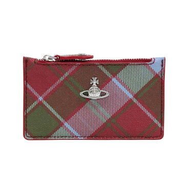 ヴィヴィアンウエストウッド フラグメントケース コインケース カードケース 小銭入れ パスケース Vivienne Westwood Slim Long Card Holder Vivienne's Tartan 51110039 10256 O211MO