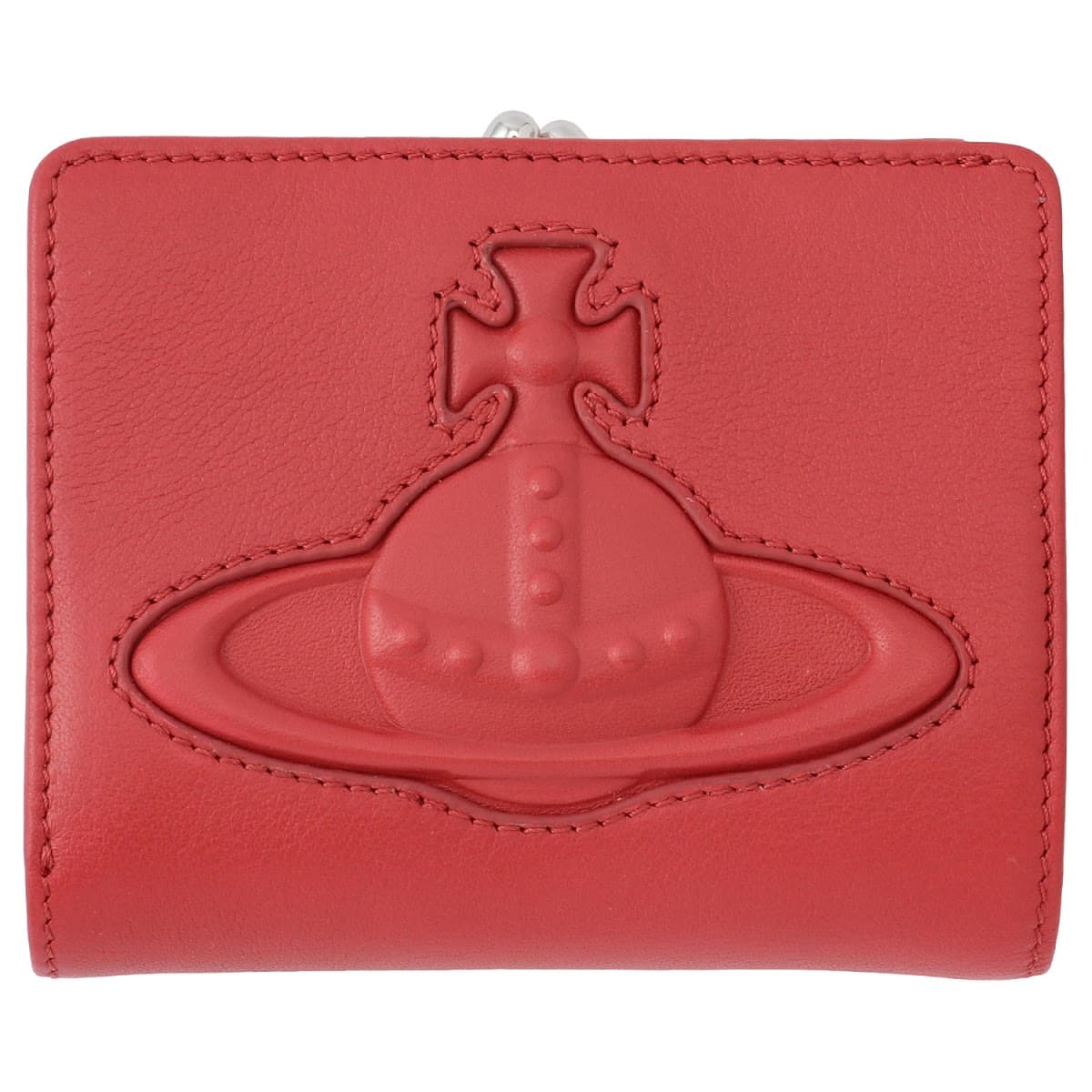 ヴィヴィアンウエストウッド 財布 Vivienne Westwood レディース チェルシー がま口 二つ折り財布 レッド CHELSEA WALLET WITH FRAME POCKET 51010020-41499-H401