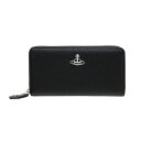 ヴィヴィアンウエストウッド 長財布（レディース） ヴィヴィアンウエストウッド 長財布 Vivienne WestWood JOHANNA ZIP ROUND WALLET BLACK ラウンドファスナー 51050001 01229 N403